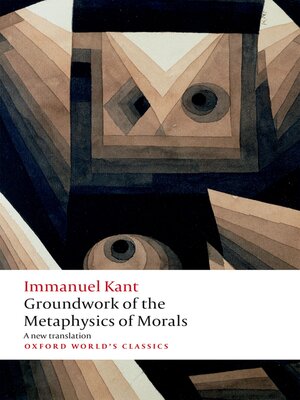 cover image of Groundwork for the Metaphysics of Morals